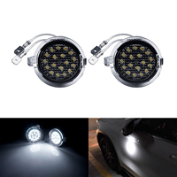 ANGRONG 2x LED Side Under Mirror Puddle Light For Ford Focus C-Max Kuga Mondeo Mondeo Fusion Ranger Expedition F-150 Edge S-Max