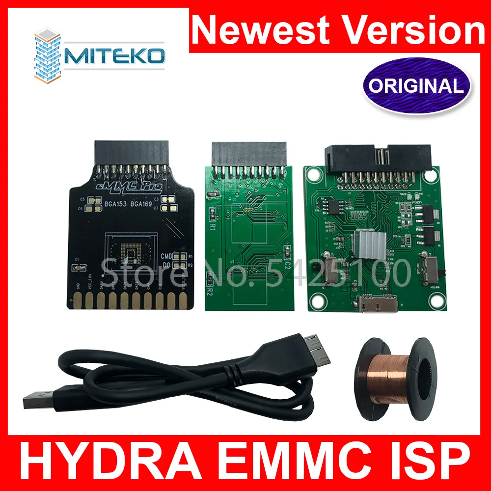 Narzędzie adaptera HYDRA EMMC ISP, BGA153, BGA169, BGA221, BGA162, płyta łamana
