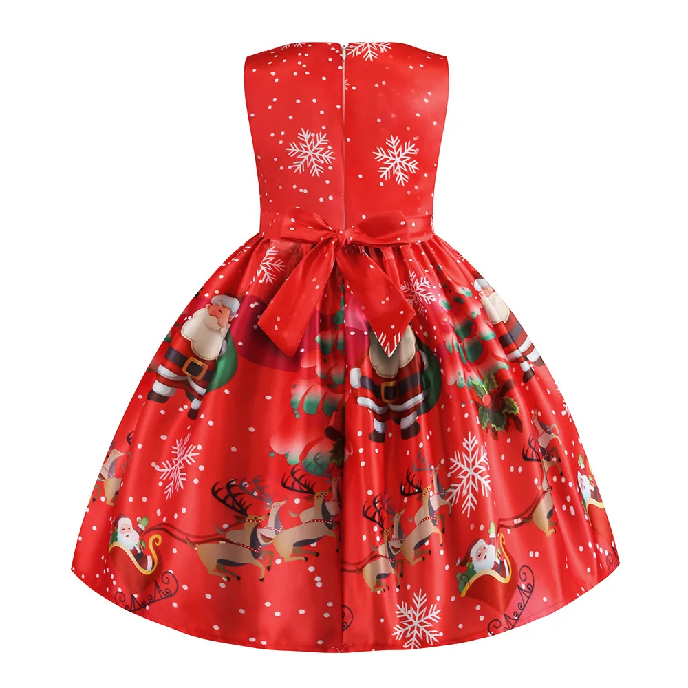 Baby Girls Christmas Dress Costume Princess Girl's New Year Party Dresses  Children Kids Clothing Infantil Vestidos Red Clothes - AliExpress 1501