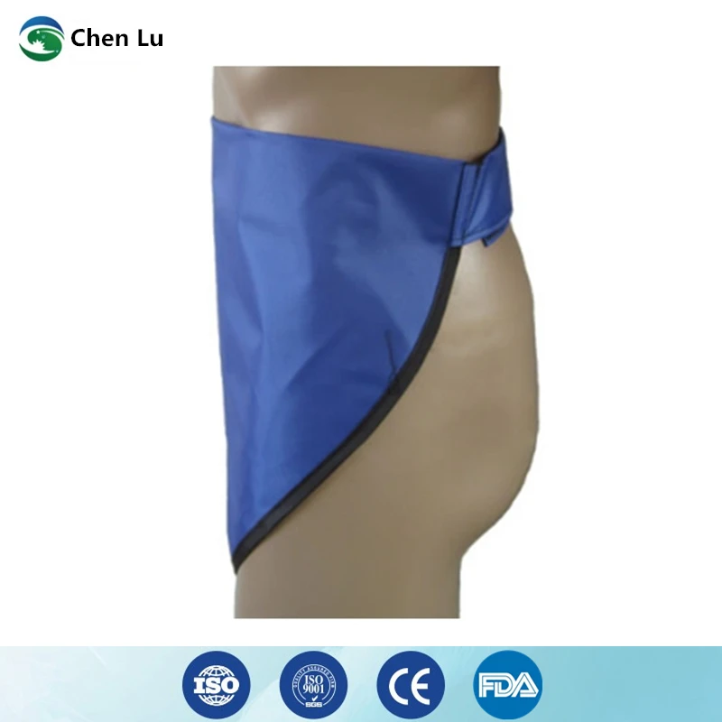 Recommend ionizing radiation protection 0.5mmpb lead half aprons gamma ray and x-ray protective Triangular Gonad Shields