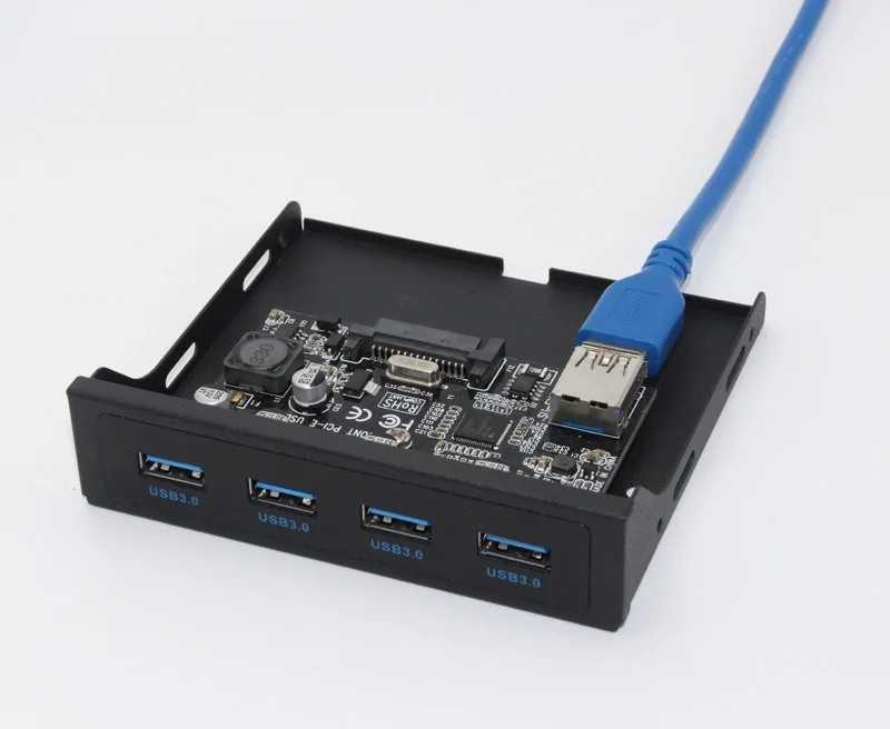 PCI-E to USB 3.0 PC Front Panel USB Expansion Card PCIE USB Adapter 3.5