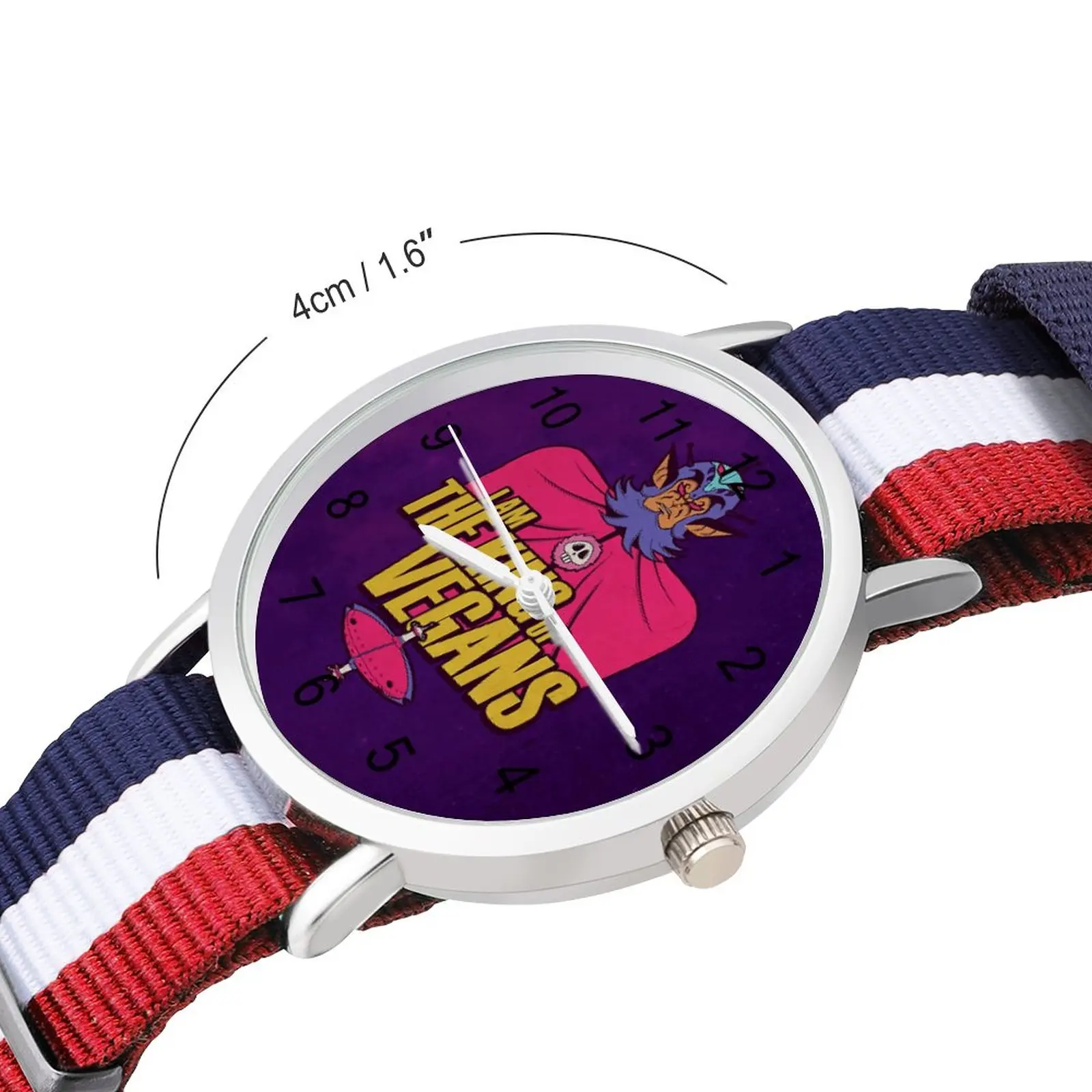 Goldorak Grendizer-Montre à Quartz pour Homme et Femme, dérivdes Vegans, Montre-Bracelet d'Extérieur, Haut de Gamme, Photo Colorée