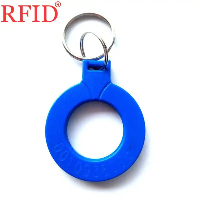 ID 125KHZ EM4100 Read Only Keyfob RFID Waterproof llavero Porta Chave Card Proximity Chip Keychain Badge Token Many Color Select