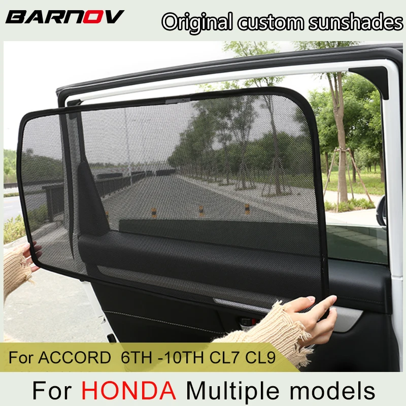 

Car Special Magnetic Curtain Window SunShades Mesh Shade Blind Original Custom For Honda Accord 6th 7th 8th 9th 10th CL7 CL9