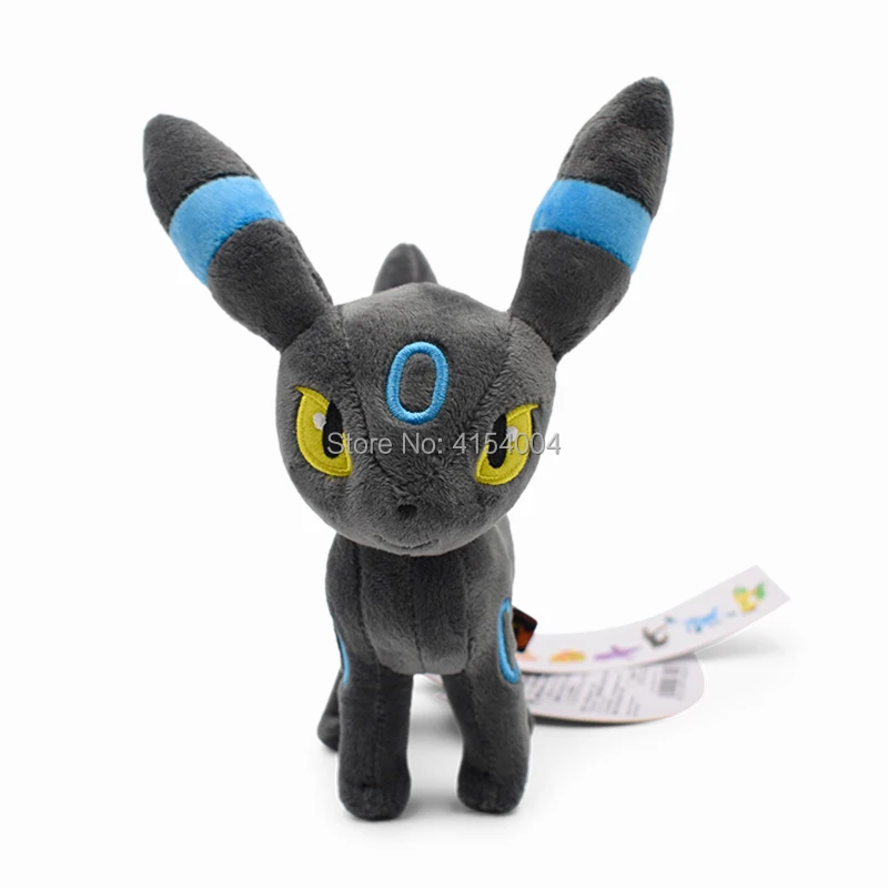 TAKARA TOMY Pokemon Standing Shiny Umbreon Vaporeon Espeon Sylveon Animal Stuffed Plush Quality Cartoon Toy 16-23cm