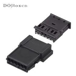 1/5/10/20/50 Sets 6 Pin For BMW Atmosphere Light Tweeter Plug Balck Male Female Wiring Connector Socket 1-1241370-3/1-1703874-1