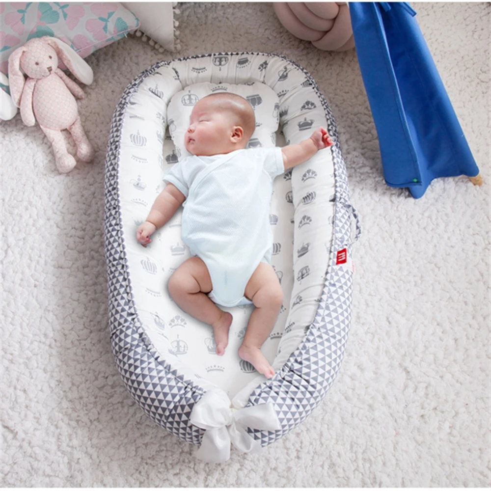 

Portable Travel Baby Nest Multi-function Baby Bed Crib with Mosquito Net Babynest Bassinet Infant Sleep Children's Bed