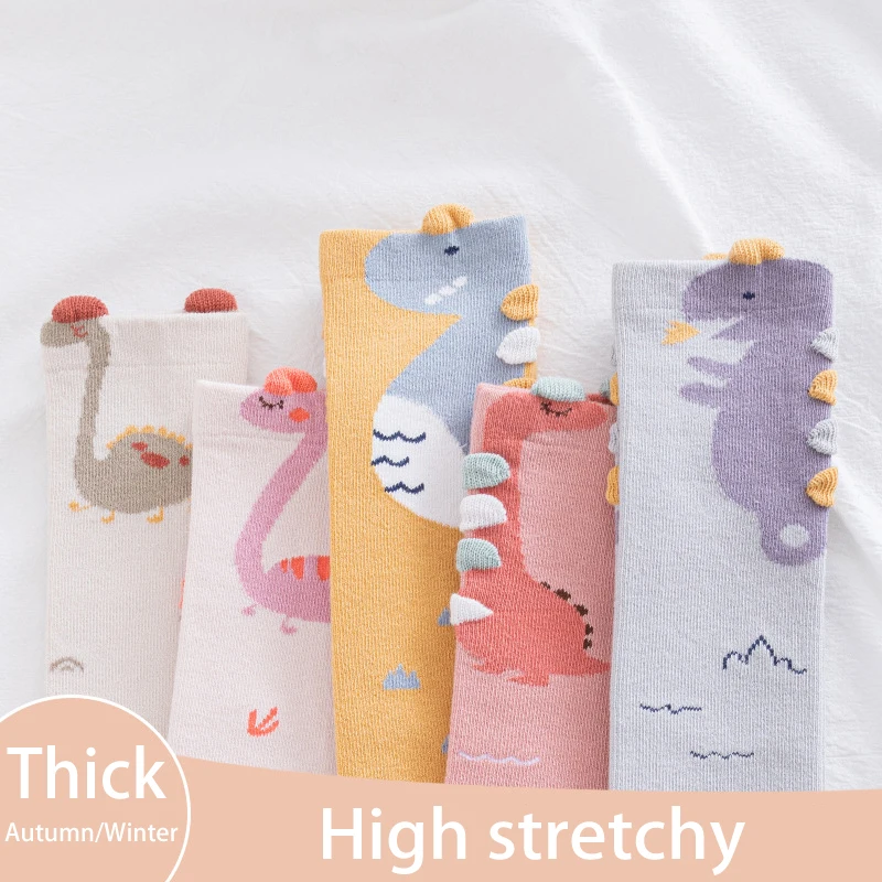 Toddler Sock Newborn Cotton Long Socks Kids Winter Thicker Terry Baby Girl Infant Women Men Cartoon Printed Ladies Sock 0-10T