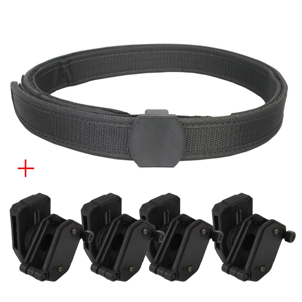 NONE Schießen Tactical IPSC Gürtel Geschwindigkeit Magazin Tasche Set Wettbewerb Schießen Gürtel Multi-Winkel Mag Holster Pistole Magazin Tasche 4