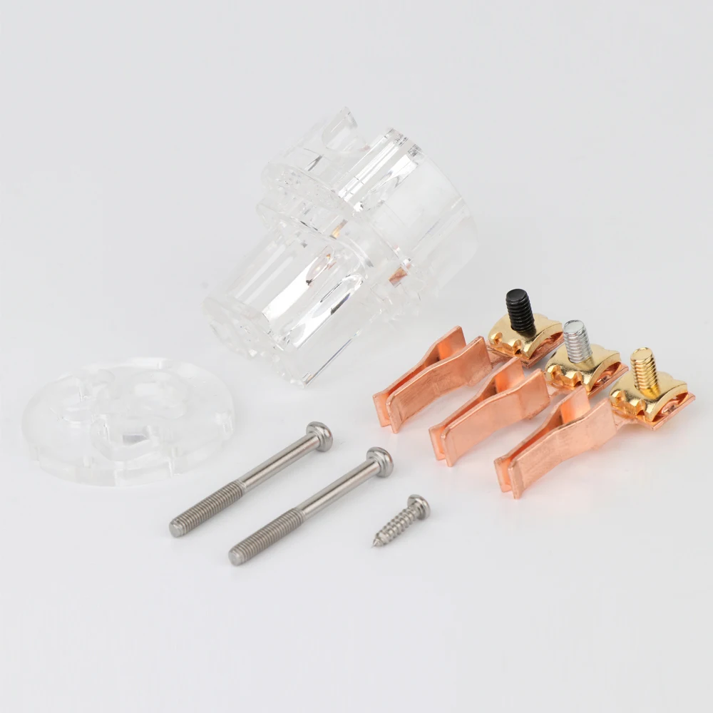 Monosaudio E107/F107 Netzstecker aus reinem Kupfer, EU-Schuko-Netzstecker + IEC-Buchsenstecker – Detail 8