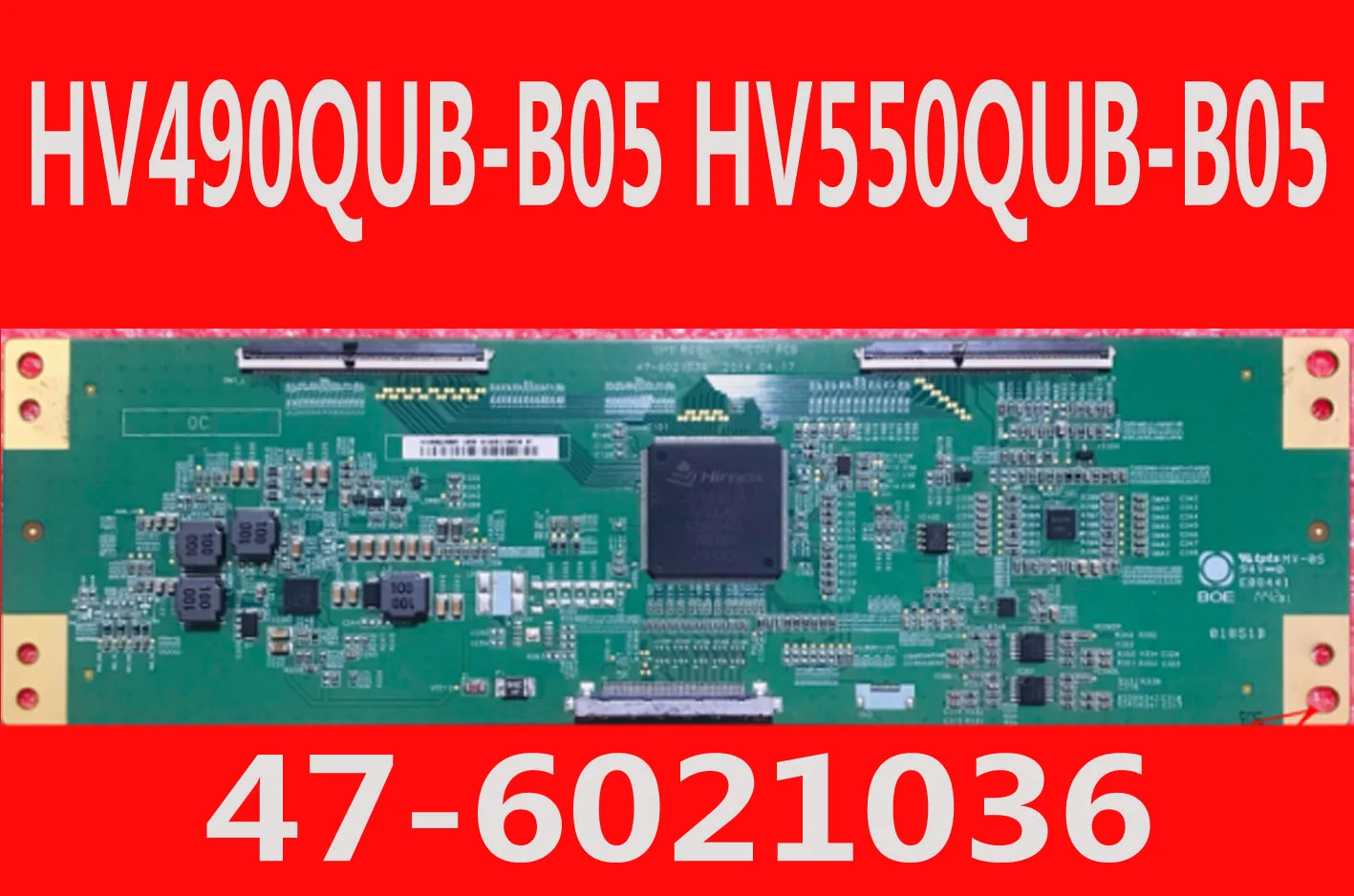 

Original disassembly machine HV490QUB-B05 HV550QUB-B05 TC0N 47-6021036 original 4K