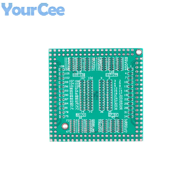 5pcs/2pcs QFP EQFP TQFP LQFP144 LQFP128  SMD Turn DIP Adapter Board QFP EQFP TQFP LQFP144 LQFP128