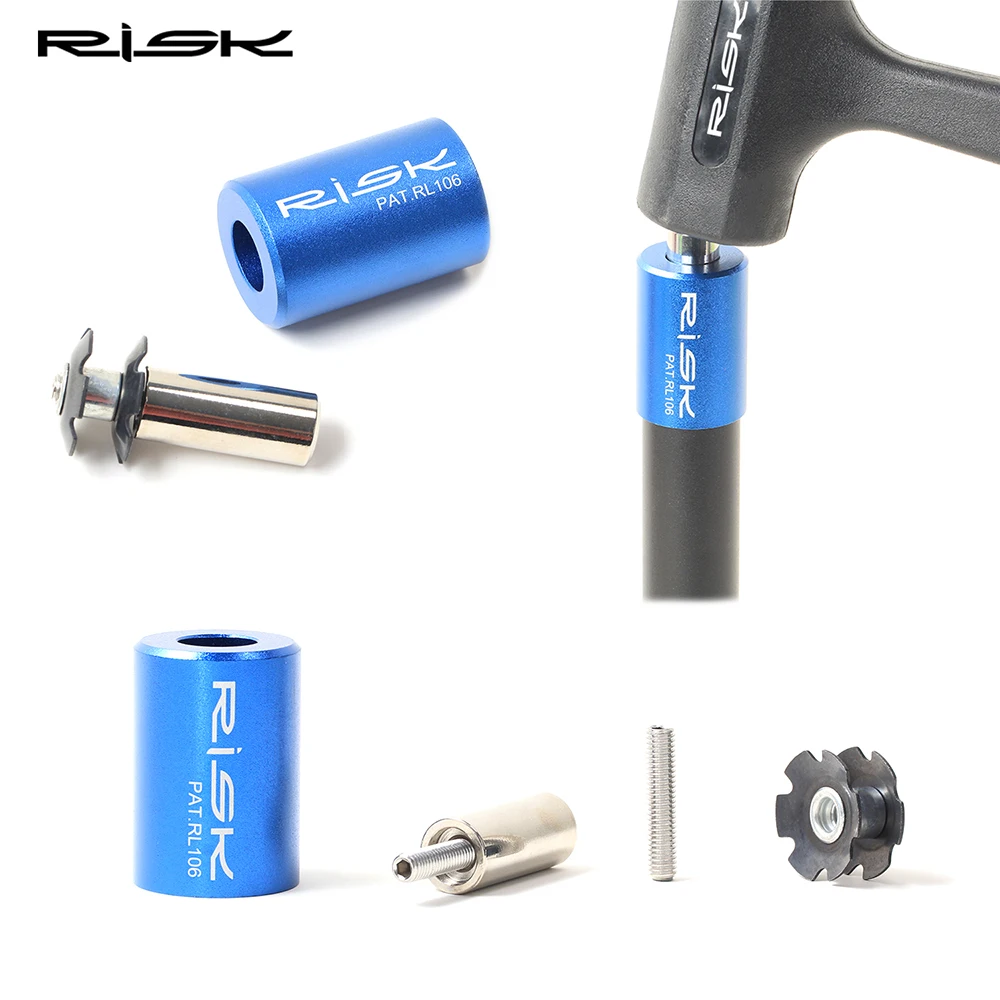 Bicycle Front Fork Headset Star Nut Installar Tool Core Mounting Sleeve Tools Fit For 28.6mm Bike Fork Steerer Driver Tool