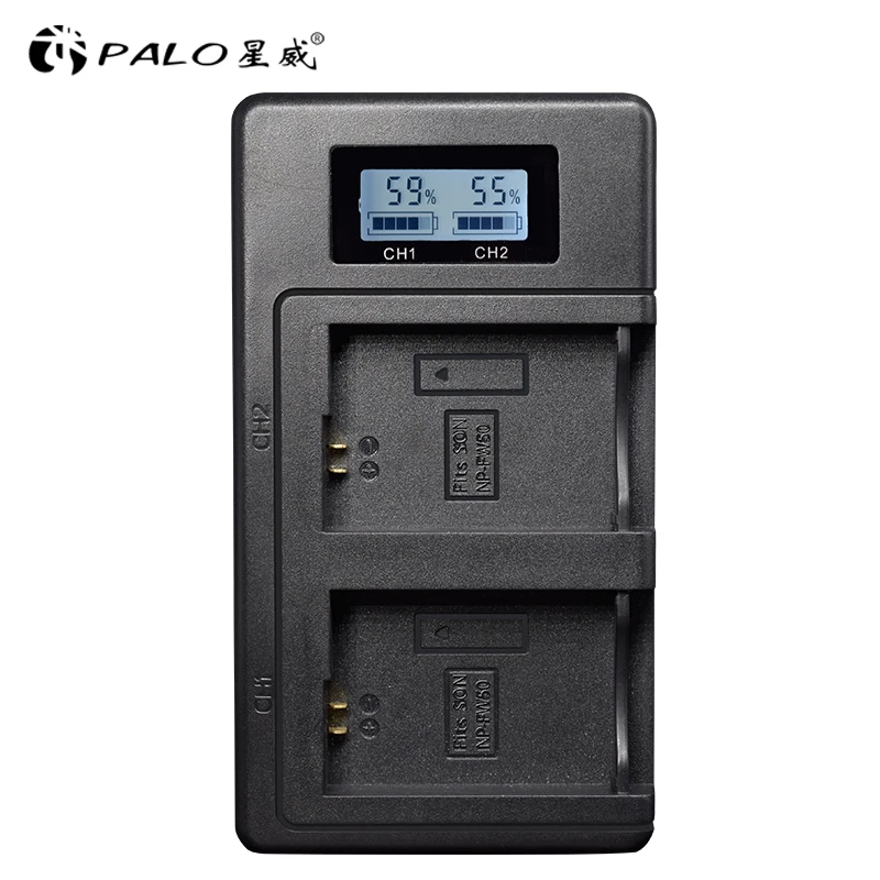 بالو الرقمية شاحن LP-E6 LP-E8 LP-E17 NP-FW50 EN-EL15 EL15 شاشة الكريستال السائل يأتي مع كاميرا بـ USB البطارية المزدوج فتحة شاحن