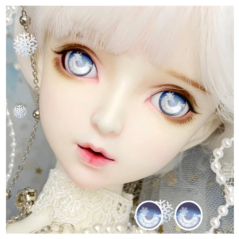 

BJD eyes with snow shape 10mm-24mm eyeballs doll acrylic eyeballs for 1/12 1/8 1/6 1/4 1/3 BJD SD doll accessories doll eyes