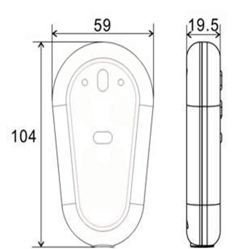 Electric push rod handle electric sofa recliner massage chair controller switch 5-pin 4-core wire push rod controller