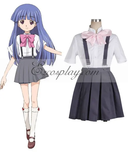 

Higurashi When They Cry Rika Furude Dress Skirt Adult Halloween Girls Party Dress Festival Dress Suit Cosplay Costume E001