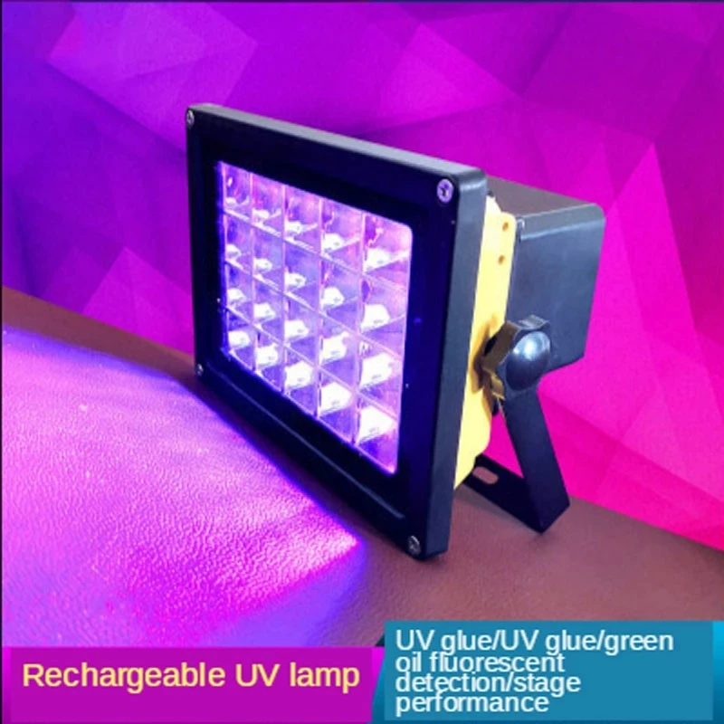 

200W Charging UV Curing Lamp Ultraviolet Shadowless Glue Fluorescence Detection Lamp Resin Green Oil Curing 395nm 405nm 365nm