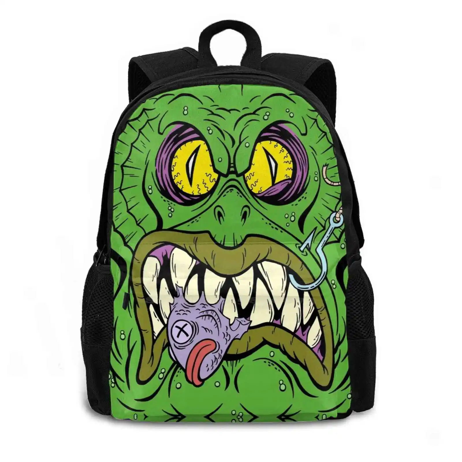 Gruesome Gillman School Bag Big Capacity Backpack Laptop Gruesome Gillman Creature Monster Fright Friends Phil Postma Factory