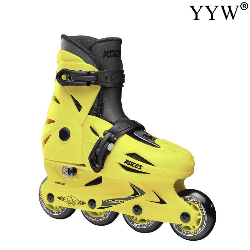 

Inline Adjustable Roller Skates Size 25-39 Kids Sneakers Rollers Skating 4 Wheel Shoes Outdoor Sport Speed Skate Rollers Patines