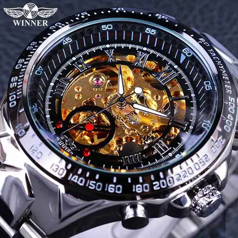 Winner Classic Skeleton Men's Automatic Watch T-WINNER