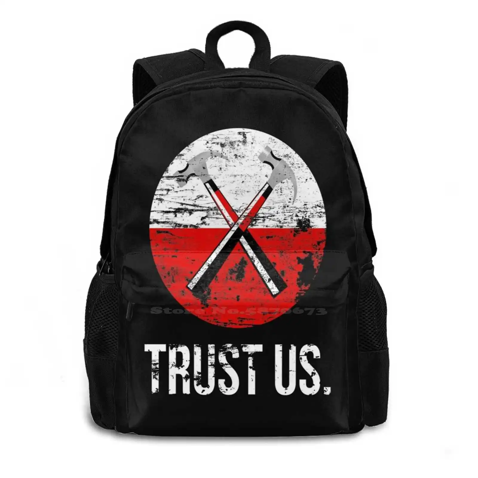 Trust Us Worn Backpacks For School Teenagers Girls Travel Bags Trust Us Worn