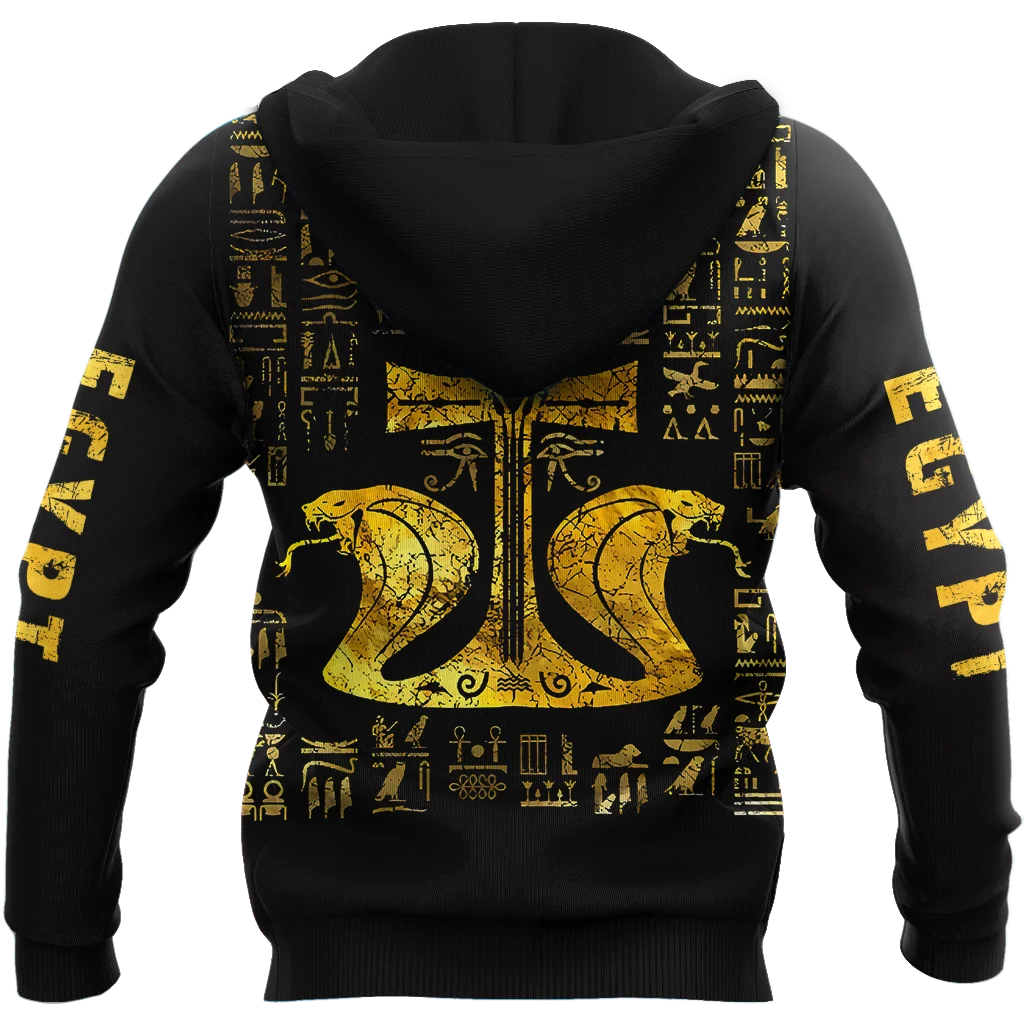 Ankh Ancient Egypt 3D All Over Printed Mens autumn Hoodie Harajuku Unisex Casual Pullover Streetwear Jacket Tracksuits DK119