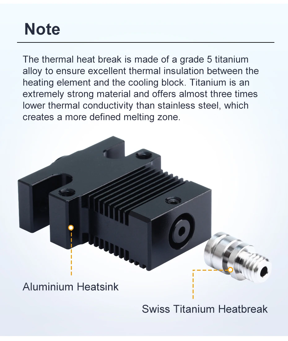 Trianglelab CR6 SE HOTEND GANZMETALL-HOTEND-KIT FÜR CR-6 SE CR-6 MAX SE Hochwertiges Extrusionskopf-KIT 3D-Drucker-Zubehör – Detail 4