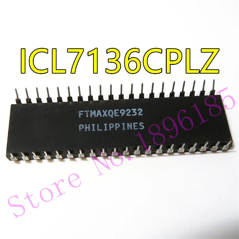 ICL7136CPLZ ICL7136 DIP-40 3 1/2 Digit LCD/LED, Low Power Display, A/D Converters with Overrange Recovery