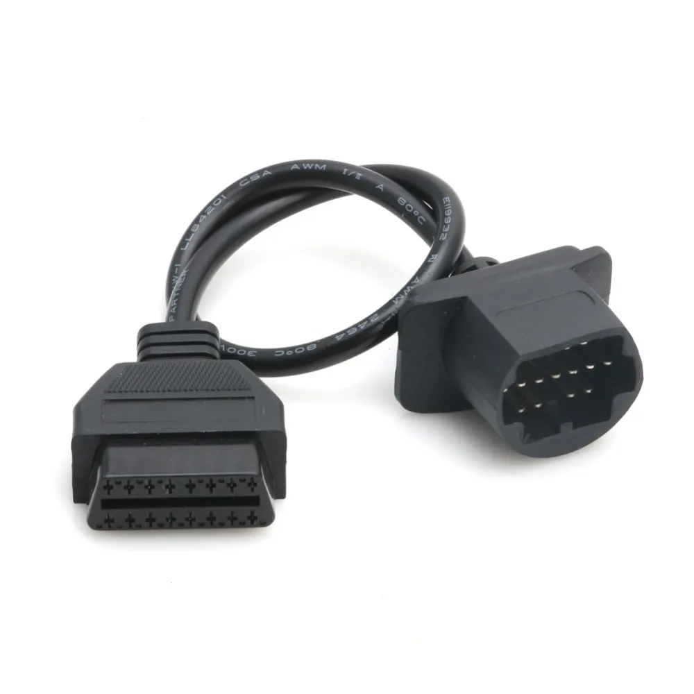 Cable de 17 pines a 16 Pines, conector adaptador de diagnóstico OBDII OBD2 para Mazda