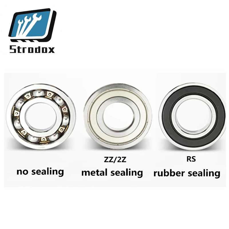 5pcs/lot Deep Groove Ball Bearing Steel 16007 16008 16009 16010 16011 RS Machine shaft pulley High Speed Tools Spindle Motor CNC