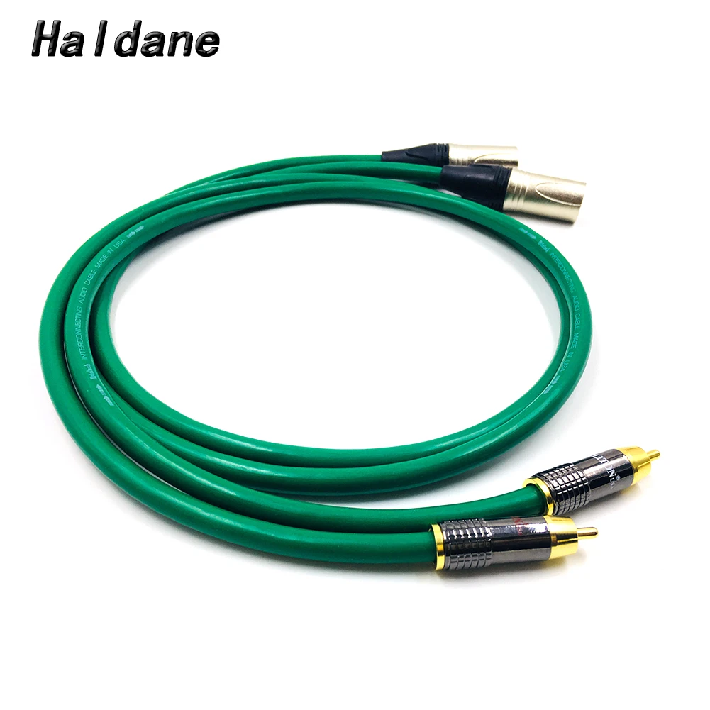 

Haldane Pair Type-LITON RCA to XLR Balacned Audio Cable RCA Male to XLR Male Interconnect Cable with MCINTOSH USA-Cable