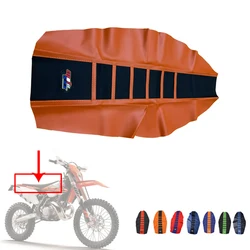 Cubierta de asiento suave de goma Universal para moto de cross, pinza de vinilo para SX XC EXC XC-W, 85, 105, 125, 150, 200, 250, 300, 350, 450, 500, 525