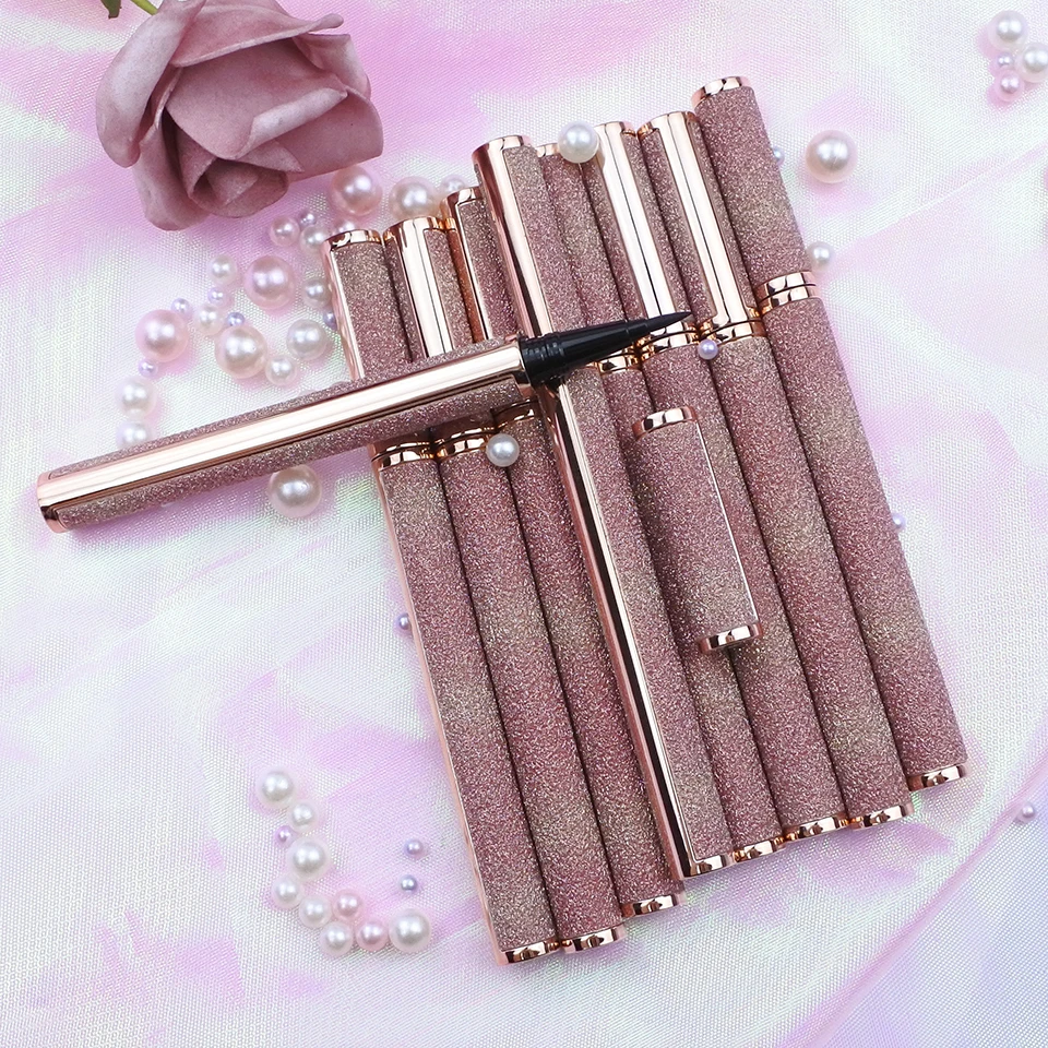 REDSIREN 2-in-1 Wimpernkleber & Eyeliner Wasserfest Langanhaltend Selbstklebender Kleber für Künstliche Wimpern Schwarzer Flüssig-Eyeliner Klebestift – Detail 15