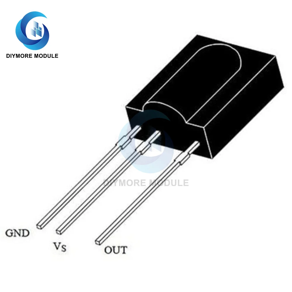 5 PCS/Lot TSOP1738 IC Chips IR Receiver Transmission Sensor Modules for PCM Remote Control Systems