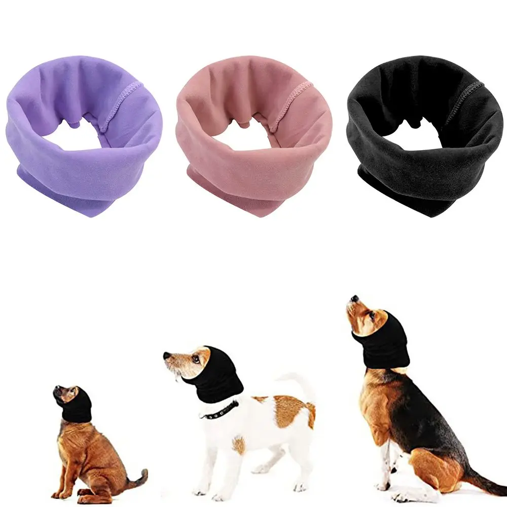 Dog Hats Dog Grooming Earmuffs Warm Noise-proof Earmuffs Pet Ear Cover Cloth Hat Winter Windproof Hats Puppy Pet Accessories