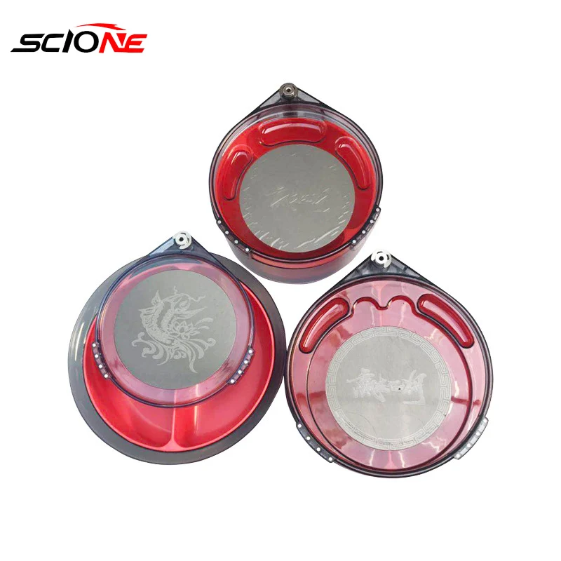 

270MM Scattered Artillery Basin Fishing Tackle Supplies Bait Basin Set Full Magnetic Bait Tray Basin Side Absorption Basin X574G