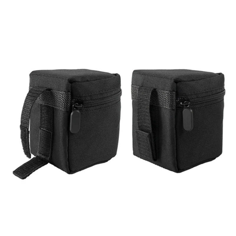 DSLR Camera Lens Bag Poch Case Wearproof Photography Camera Shockproof Lens Bag with Thick Padded