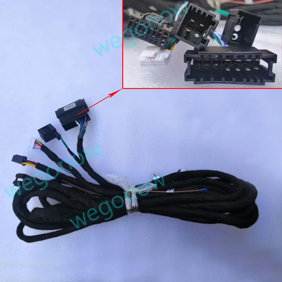 Power cables for  MERCEDES/BENZ a fiber optic amplifier/ sound system Harman-Kardon or bose,16 pin or 20 pin