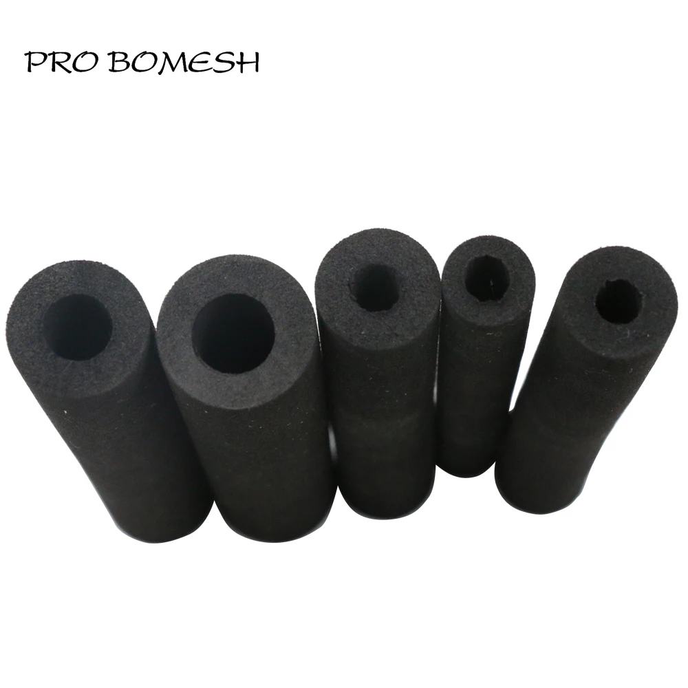 ProBomesh 10Pcs/Pack 9cm Lightweight EVA Reel Seat Arbors O.D 11mm 14mm 15mm 17mm 19mm DIY Fishing Rod Building Component Repair