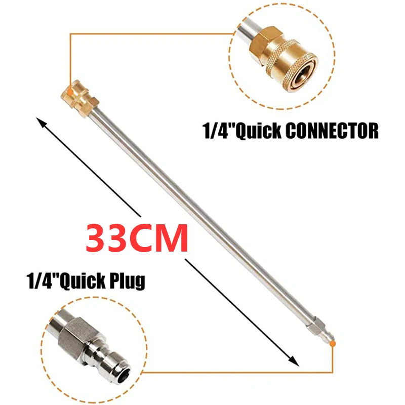 Tool Pressure Washer Extension Wandwith 1/4\