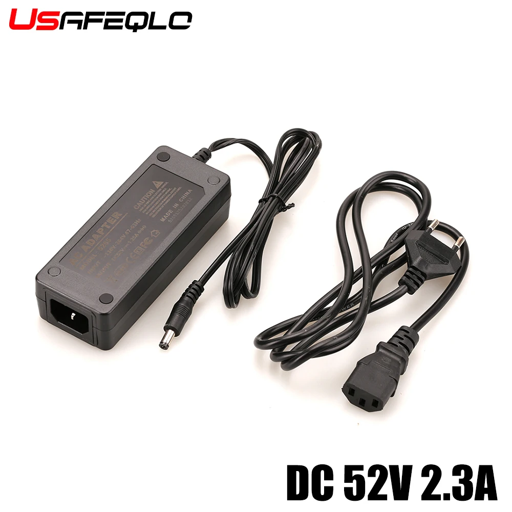 DC 52V 2.3A 47-63Hz POE Power Supply Adapter 48-52 Volt For CCTV Security Surveillance 4CH/8CH POE NVR 5.5-2.5mm DC