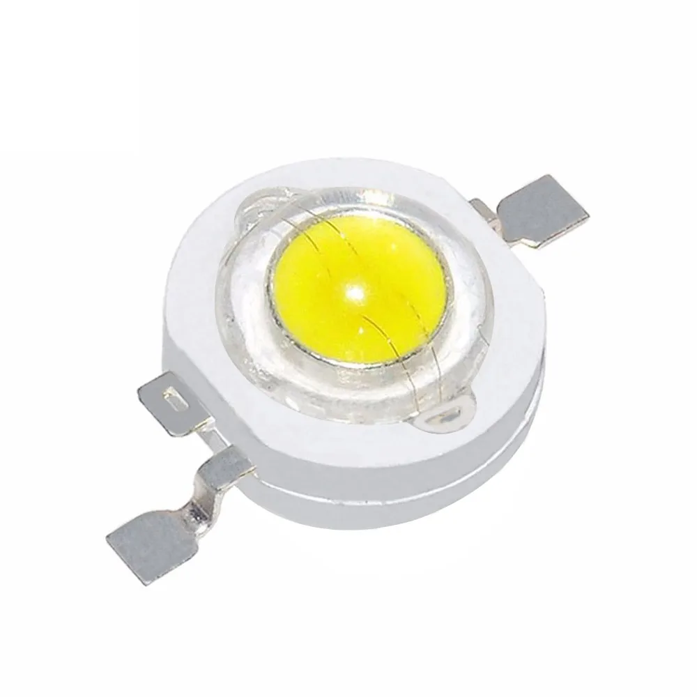 Imagem -02 - Potência Led Cob Grânulos para Lâmpada Led Alta Potência Acessórios de Bicicleta Lanternas Vermelho Branco Azul Rosa Diodos 1w 100 Pcs Alta