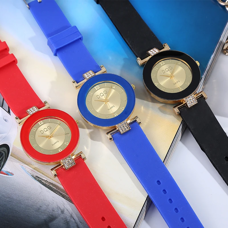 Ladies Watches 2023 Luxury Top Casual Quartz Watch Women Sports Silicone Strap Watches Relogio Feminino Ladies Wristwatches Hot