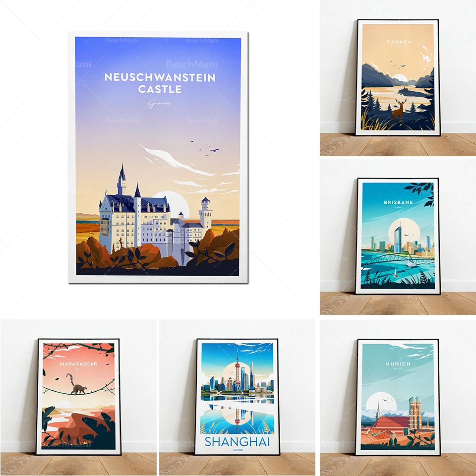 Kootenay Nationalpark-Kanada Tourismus Druck Tourismus Stadt Animation Poster Deutschland, Vietnam Philippinen-Mayong Mountain Touris