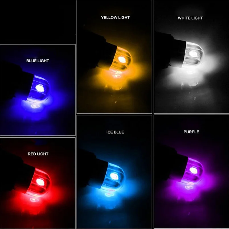 2pcs LED T10 W5W Canbus Bulbs 2SMD 3030 Led car Clearance Light Reading Lights Interior Lights Amber Blue White Green Red Purple