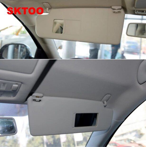 SKTOO 3B0857561B New Sun Visor Hook Clip Bracket Hanger for VW Golf Jetta Passat Polo Seat Beetle 3B0 857 561 B