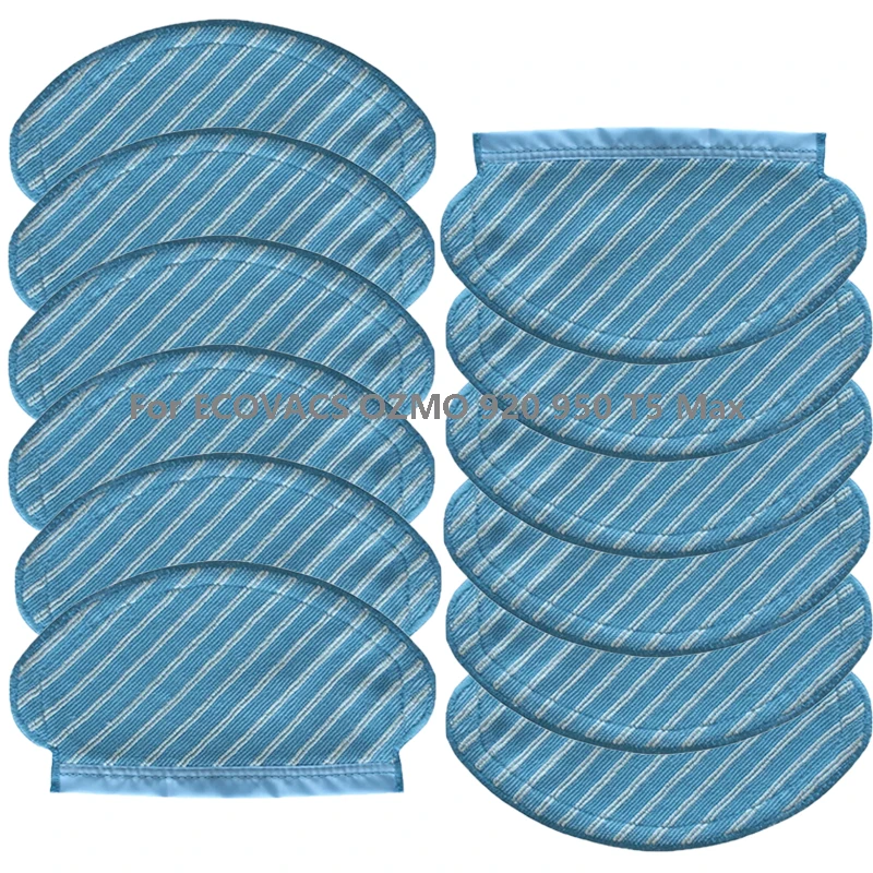 Mop Rags Accessories For ECOVACS OZMO 950 920 T5Max Robotic Vacuum Cleaner Washable Mop Cloth Spare Parts Replacement