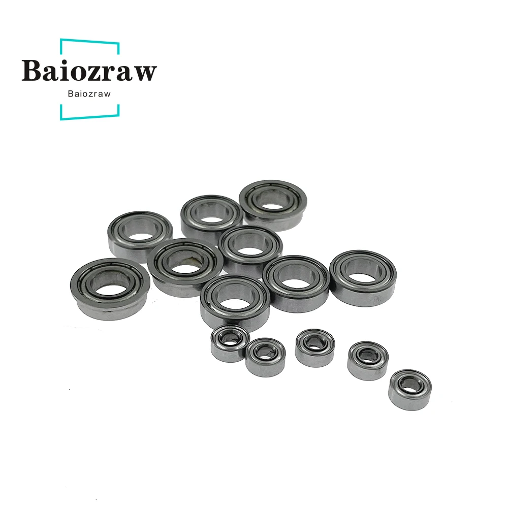 Baiozraw Bantalan 10Pcs ABEC-1 MR159ZZ ABEC-3 MR159ZZ 9X15X5Mm Bantalan Bola Miniatur 3D Bagian Printer