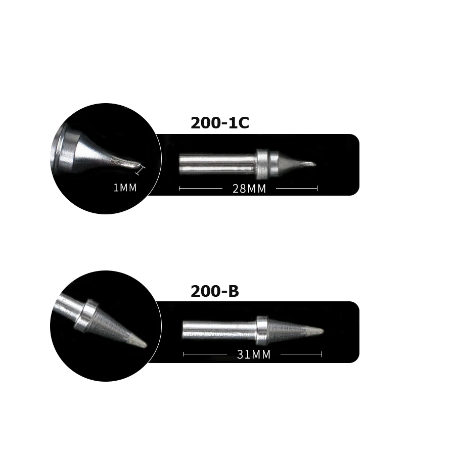 100% Original Quick Soldering Iron Tip LI 1C J SK for Quick 203 203H 204 204H 3202 Solder Station Tips Replacement